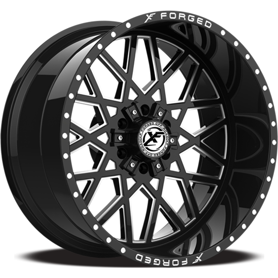 20X10 XFX ‘307’ GLOSS BLACK AND MILLED WHEEL