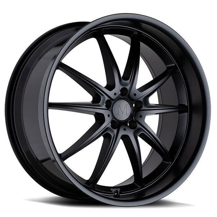 22X10.5 MANDRUS WHEEL 'ARGENT' MATTE BLACK WHEEL